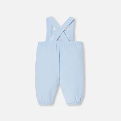 Jacadi Salopette bébé garçon en velours - BLEU PALE Sale