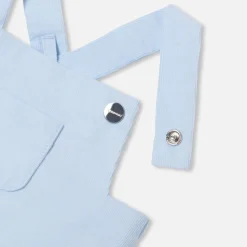 Jacadi Salopette bébé garçon en velours - BLEU PALE Sale