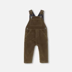 Jacadi Salopette bébé garçon en velours côtelé - BRONZE Clearance