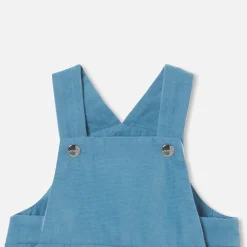 Jacadi Salopette bébé garçon en velours - BALTIQUE