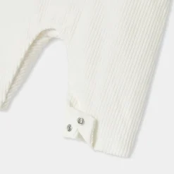 Jacadi Salopette bébé garçon en velours - blanc doux BLANC DOUX JACADI Clearance