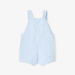 Jacadi Salopette courte bébé garçon en popeline - BLEU/BLANC Hot