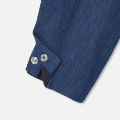 Jacadi Salopette en jean bébé garçon - DENIM FONCE