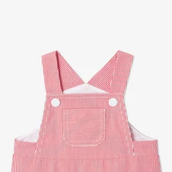 Jacadi Salopette longue bébé - BLANC/ROUGE Online