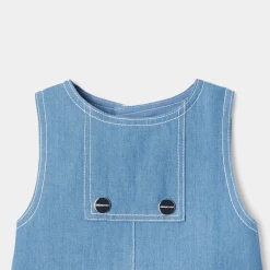 Jacadi Salopette short bébé garçon en jean - DENIM FONCE Sale