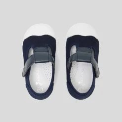 Jacadi Sandales bébé en toile - marine MARINE JACADI Online