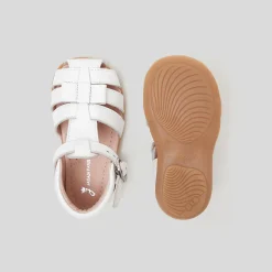 Jacadi Sandales bébé fille - blanc BLANC JACADI Discount