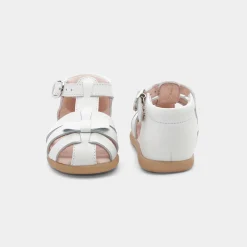 Jacadi Sandales bébé fille en cuir - blanc BLANC JACADI Hot