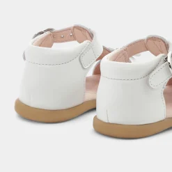 Jacadi Sandales bébé fille en cuir - blanc BLANC JACADI Hot