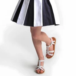 Jacadi Sandales enfant fille en cuir - blanc BLANC JACADI