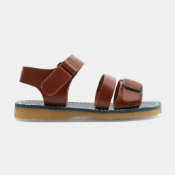Jacadi Sandales enfant garçon en cuir lisse - NATUREL New