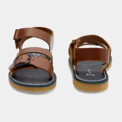 Jacadi Sandales enfant garçon en cuir lisse - NATUREL New
