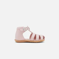 Jacadi Sandales premiers pas bébé fille - ROSE Outlet