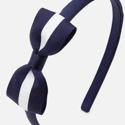 Jacadi Serre-tête enfant fille - MARINE/BLANC Hot