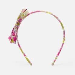 Jacadi Serre-tête enfant fille en tissu Liberty - lore MULTICO New