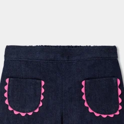 Jacadi Short bébé fille en jean - DENIM FONCE Clearance