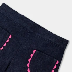Jacadi Short bébé fille en jean - DENIM FONCE Clearance