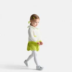 Jacadi Short bébé fille en velours - LIME New