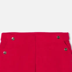 Jacadi Short en velours enfant fille - ROUGE RUBIS