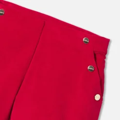 Jacadi Short en velours enfant fille - ROUGE RUBIS