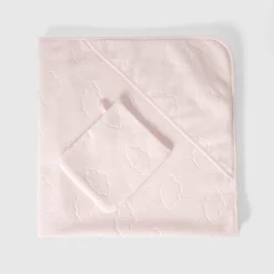 Jacadi Sortie de bain bébé - rose pale ROSE PALE JACADI Best