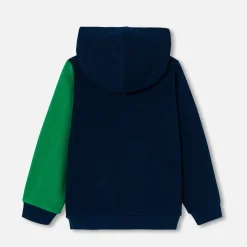 Jacadi Sweat à capuche enfant garçon - MARINE/VERT Discount