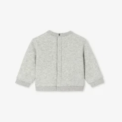 Jacadi Sweat bébé garçon doublé en sherpa - gris chine clair GRIS CHINE CLAIR JACADI Clearance