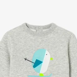Jacadi Sweat bébé garçon doublé en sherpa - gris chine clair GRIS CHINE CLAIR JACADI Clearance