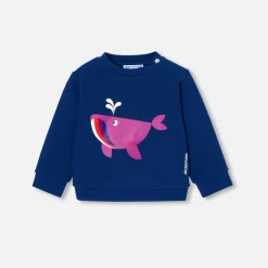 Jacadi Sweat bébé garçon en molleton - BLEU FONCE New