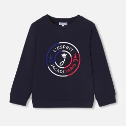Jacadi Sweat enfant en interlock - marine MARINE JACADI