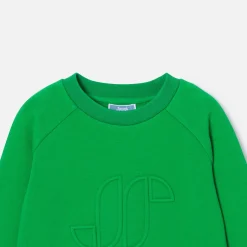 Jacadi Sweat enfant en piqué de coton - VERT Discount
