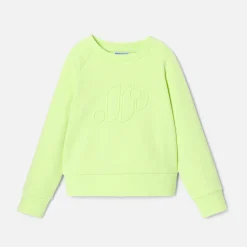 Jacadi Sweat enfant fille en maille piquée - VERT ANIS