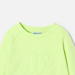 Jacadi Sweat enfant fille en maille piquée - VERT ANIS