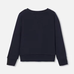 Jacadi Sweat enfant fille en molleton - marine MARINE JACADI Outlet