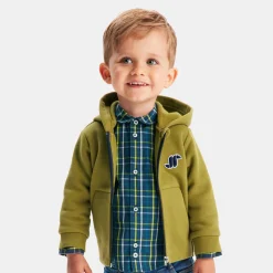 Jacadi Sweat zippé bébé garçon - VERT LICHEN Online
