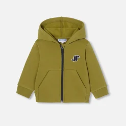 Jacadi Sweat zippé bébé garçon - VERT LICHEN Online