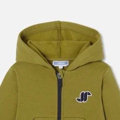 Jacadi Sweat zippé bébé garçon - VERT LICHEN Online