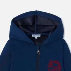 Jacadi Sweat zippé enfant garçon - BLEU MARNE Online