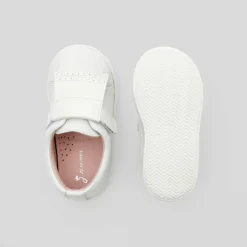 Jacadi Tennis bébé fille en cuir - blanc BLANC JACADI Sale