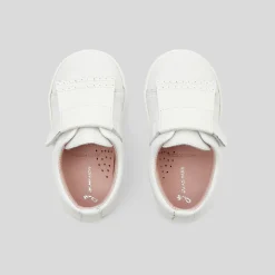 Jacadi Tennis bébé fille en cuir - blanc BLANC JACADI Sale