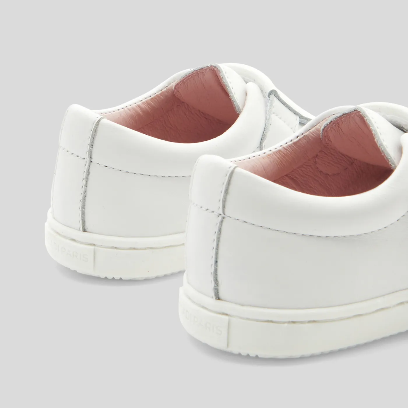Jacadi Tennis bébé fille en cuir - blanc BLANC JACADI Sale
