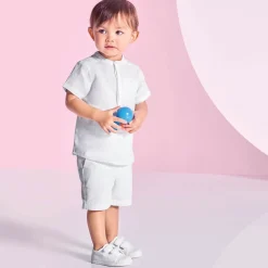 Jacadi Tennis bébé garçon en toile - blanc BLANC JACADI Online
