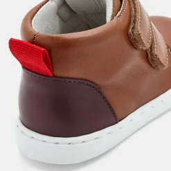 Jacadi Tennis montantes bébé garçon en cuir lisse - NATUREL Hot