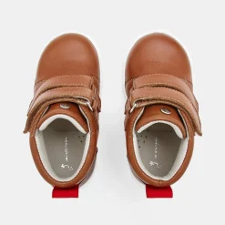 Jacadi Tennis montantes bébé garçon en cuir lisse - NATUREL Hot