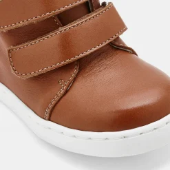 Jacadi Tennis montantes bébé garçon en cuir lisse - NATUREL Hot