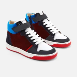 Jacadi Tennis montantes enfant garçon - MARINE/BORDEAUX Sale