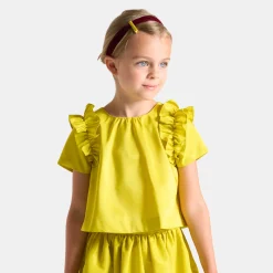 Jacadi Top enfant fille en taffetas - LIME