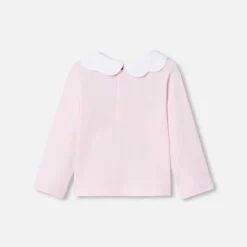 Jacadi T-shirt bébé fille manches longues - rose poudre ROSE POUDRE JACADI Discount