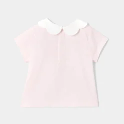 Jacadi T-shirt manches courtes bébé fille - rose poudre ROSE POUDRE JACADI New