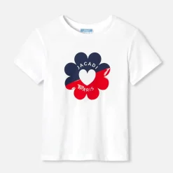 Jacadi T-shirt manches courtes enfant fille - blanc BLANC JACADI